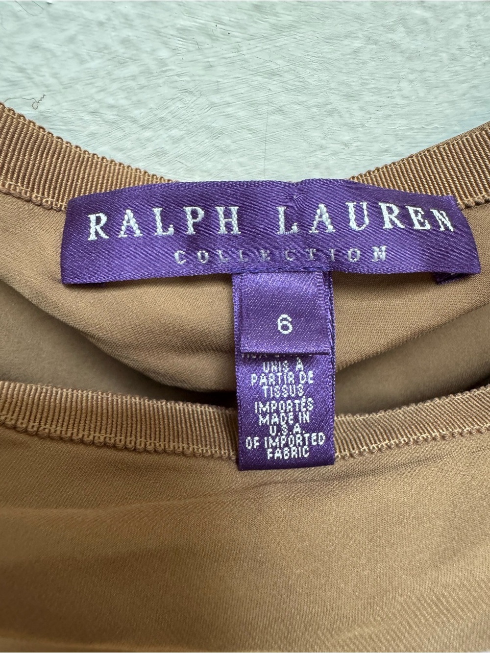 Ralph Lauren Purple Label Vintage Brown Silk Slip Dress - Picture 12 of 16